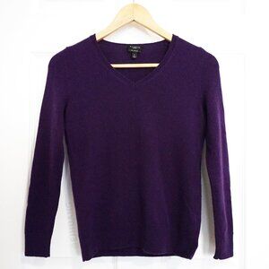 Talbots 100% Pure Cashmere Petite V-Neck Sweater